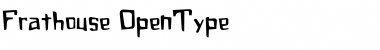 Download Frathouse Regular Font Title Preview