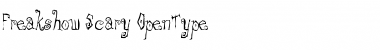 Download Freakshow Scary Font Title Preview