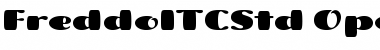 Download Freddo ITC Std Regular Font Title Preview