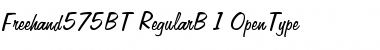 Download Freehand 575 Regular Font Title Preview