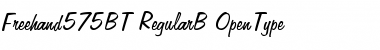 Download Freehand 575 Regular Font Title Preview