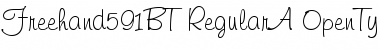 Download Freehand 591 Regular Font Title Preview