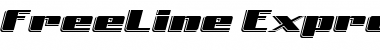 Download FreeLine Express Font Title Preview