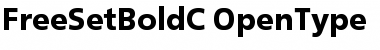 Download FreeSetBoldC Regular Font Title Preview