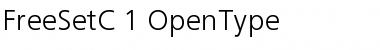 Download FreeSetC Regular Font Title Preview