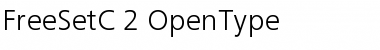 Download FreeSetC Regular Font Title Preview