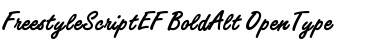 Download FreestyleScriptEF BoldAlt Font Title Preview