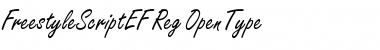 Download FreestyleScriptEF Reg Font Title Preview