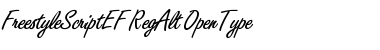 Download FreestyleScriptEF RegAlt Font Title Preview
