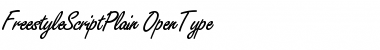 Download Freestyle Script Plain Font