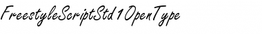 Download Freestyle Script Std Medium Font Title Preview