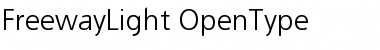 Download FreewayLight Regular Font Title Preview
