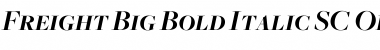 Download Freight Big Bold Italic SC Font Title Preview