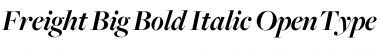 Download Freight Big Bold Italic Font Title Preview