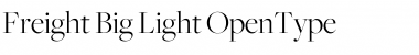 Download Freight Big Light Font Title Preview