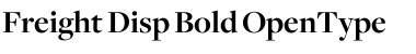 Download Freight Disp Bold Font Title Preview