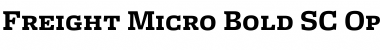 Download Freight Micro Bold SC Font Title Preview