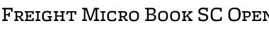 Download Freight Micro Book SC Font Title Preview