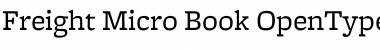 Download Freight Micro Book Font Title Preview
