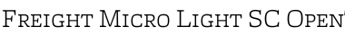 Download Freight Micro Light SC Font Title Preview