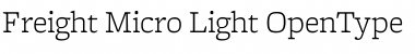 Download Freight Micro Light Font Title Preview