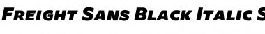 Download Freight Sans Black Italic SC Font Title Preview
