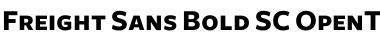 Download Freight Sans Bold SC Font Title Preview