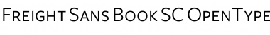 Download Freight Sans Book SC Font Title Preview