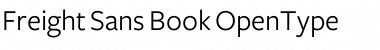 Download Freight Sans Book Font Title Preview