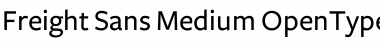 Download Freight Sans Medium Font Title Preview