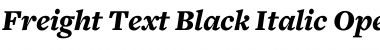 Download Freight Text Black Italic Font Title Preview
