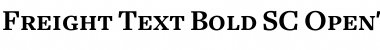 Download Freight Text Bold SC Font Title Preview