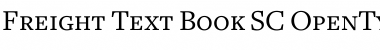 Download Freight Text Book SC Font Title Preview