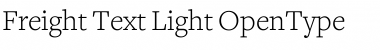 Download Freight Text Light Font Title Preview