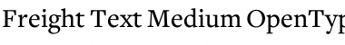 Download Freight Text Medium Font Title Preview