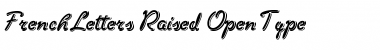 Download FrenchLetters Raised Font Title Preview