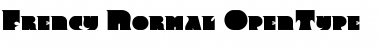 Download Frency Normal Font Title Preview