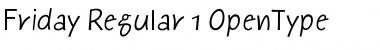 Download Friday Regular Font Title Preview