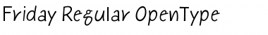 Download Friday Regular Font Title Preview