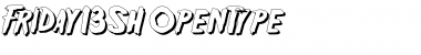 Download Friday13SH Regular Font Title Preview