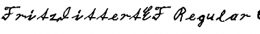 Download FritzDittertEF Regular Font Title Preview