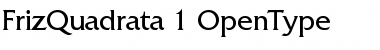 Download Friz Quadrata Regular Font Title Preview