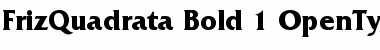 Download Friz Quadrata Bold Font Title Preview