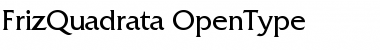 Download Friz Quadrata Regular Font Title Preview