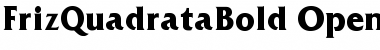 Download Friz QuadrataBold Font Title Preview