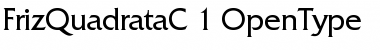 Download FrizQuadrataC Regular Font Title Preview