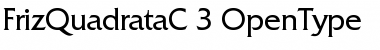 Download FrizQuadrataC Regular Font Title Preview