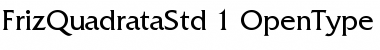 Download Friz Quadrata Std Medium Font Title Preview