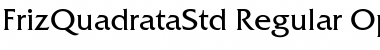 Download Friz Quadrata Std Regular Font Title Preview