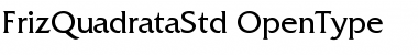 Download Friz Quadrata Std Medium Font Title Preview